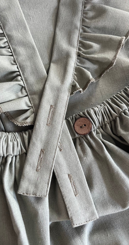 Fawn backless romper