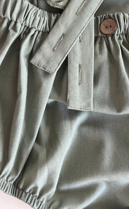 Fawn backless romper