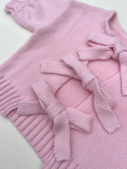 PRE ORDER - Backless tie jumper