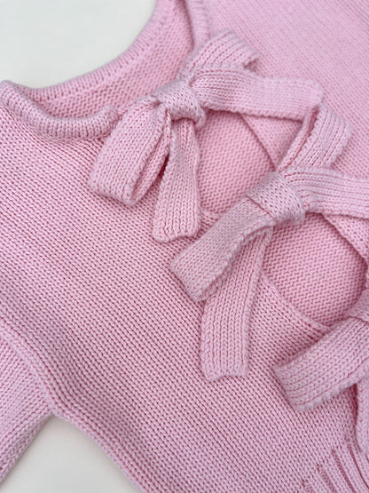PRE ORDER - Backless tie jumper