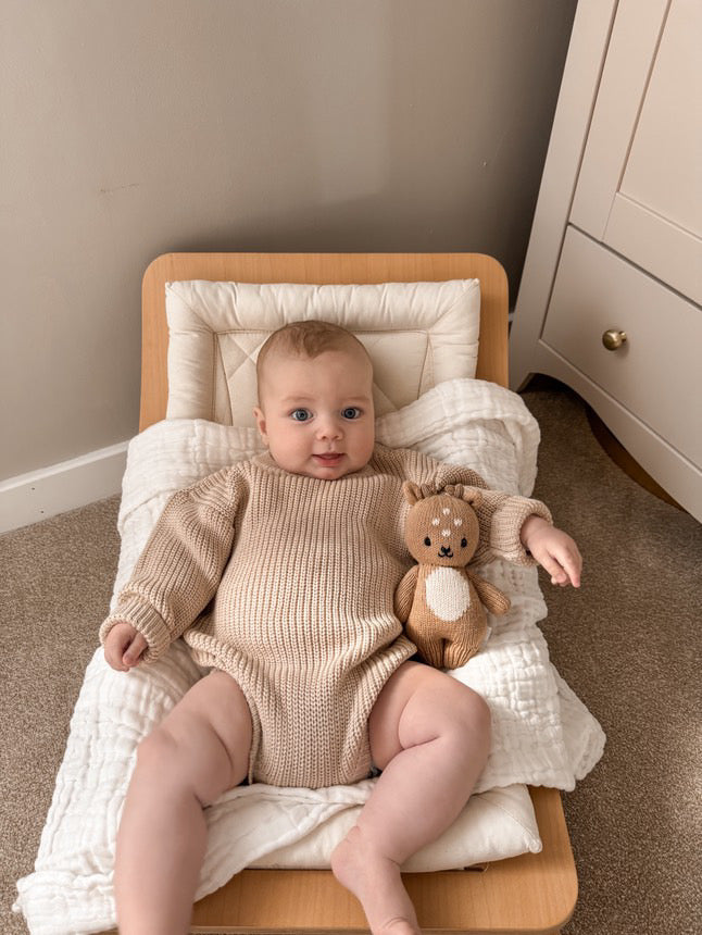 Acorn Knit Romper