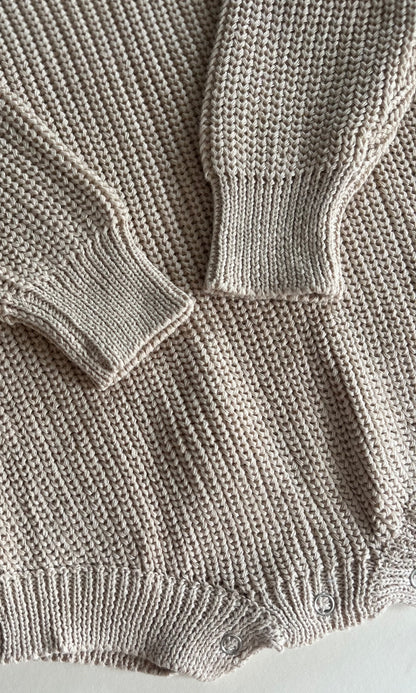 Acorn Knit Romper